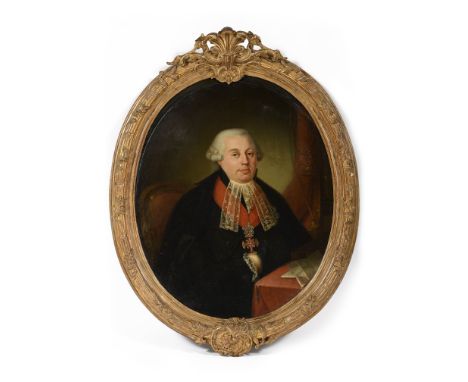 Portrait of Diogo Inácio de Pina Manique (1733-1805), oil on canvas, Portuguese school, 18th C. (2nd half), restoration, Dim.