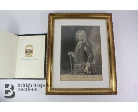 A mezzotint print of The Honorable Sir Charles Wager (1666-1743), by George White c.1726, framed approx. h 52 x w 42cm, toget