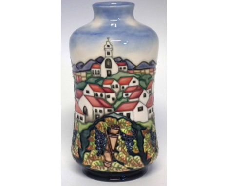 Moorcroft vase, decorated with Andalucía pattern, 21cm high    Condition report: no damage, restoration, seconds marks or rem