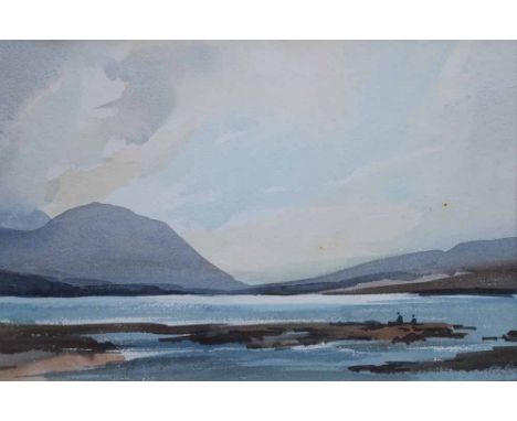 Aubrey R. Phillips R.W.A., P.S. (1920-),   "Bright Interval, Ballachulish", signed, titled on verso, watercolour, 30 x 45cm.;