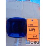Quadrato Cobalt Glass Plates