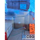 Clear Glass Square 12" Chargers