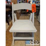 White Resin Folding Lawn Chairs
