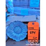 Silver Sea Sponge Bread and Butter Plates