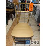 Chivari Gold Ballroom Chairs