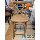 Cross Back Bar Farm Chairs