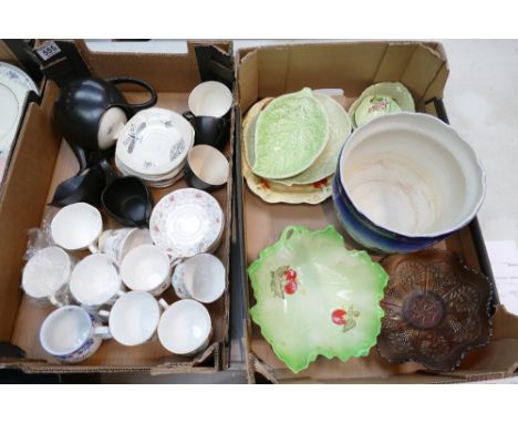 A mixed collection of ceramic items to include Midwinter Style Craft Nature and Study part teaset and Paragon cups and saucer