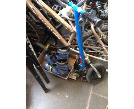 TWO SCOOTERS AND SOME ROLLER BOOTS