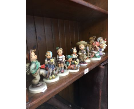 EIGHT HUMMEL AND OTHER FIGURES