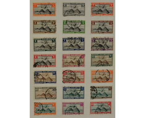 Paragon postage stamp album, commonwealth including mint Aden and Egypt sets from Queen Victoria to George VI