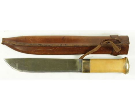 Norwegian/Lapland hunting knife. This design used by the Sami people of the Northern regions of Norway, Sweden, Finland, Russ