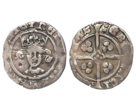 Henry IV silver penny of York, annulet under bust, annulet after hENRIC, annulet stops on reverse, J.J.N. 1364, Ex. Silbury C