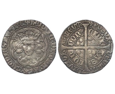 Henry V silver groat, Series C, of London, mullet on right shoulder, Spink 1765, full, round, well centred, small light scuff