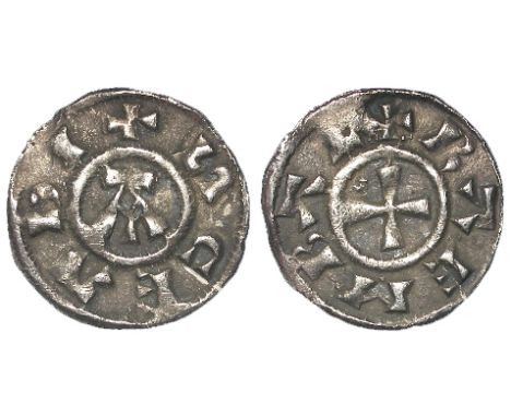 Viking East Anglia, silver penny St Edmunds Memorial Coinage, from the workshop that produced slightly small sized flans with