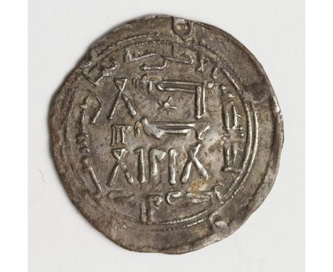 Umayyads of Spain, Al-Hakam I, 180 to 206 H, silver dirhem, 2.70g., Al-Andalus 188 H, 804 A.D., with a full ticket by Dr.Vezi