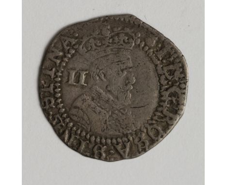 James I silver halfgroat, First Coinage 1603-1604, mm. Thistle, Spink 2649, with an old ticket, full and well centred, obvers