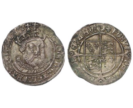 Henry VIII silver groat, Third Coinage 1544-1547, mm. Lis, Tower Mint, Spink 2369, Ex. Spink Auction 167, lot 93, March 2004,