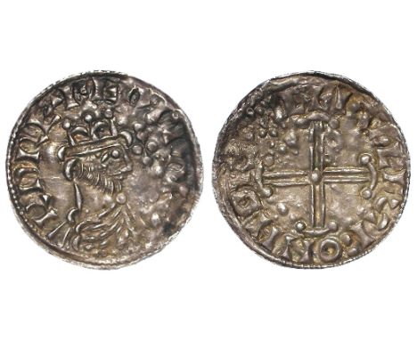 Edward The Confessor silver penny, Hammer Cross Issue, Spink 1182, obverse reads:- +EADPAR. RD RE, reverse reads:- +PVLFSI: O