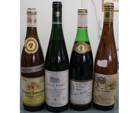 Riesling Auslese 1989, Michael Schafer 1 bottle, Rulander Kabinett Trocken 1989, Baden 1 bottle Riesling Auslese 1983, Weingu