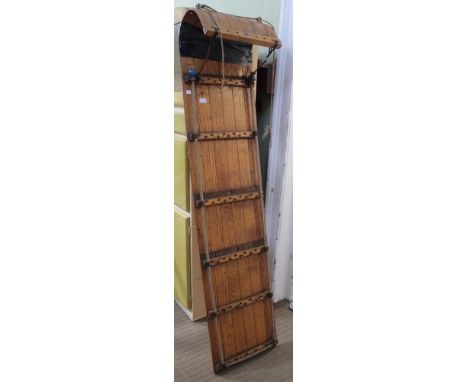 A wooden sledge, 6ft long&nbsp;