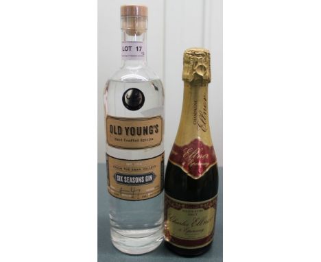 Old Young's Six Seasons Gin Australia, 50%, 1 x 700ml bottle Charles Ellner Champagne, 1 x 37.5cl