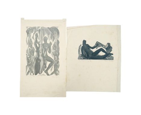 Blair Hughes Stanton (British, 1902-1981), two wood engravings; 'The Morning Star', signed and dated '32 and numbered 1/12, 2