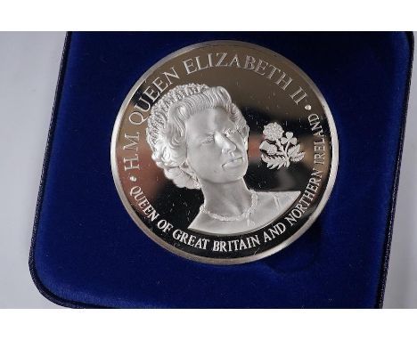 Ten silver medals in original boxes commemorating Concorde and Elizabeth II silver jubilee, Including British Virgin Islands 