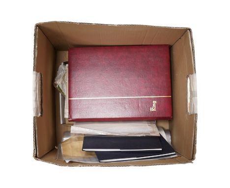 British, Commonwealth and world stamps, 20th century, to include a stock book of George VI mint British Commonwealth stamps, 