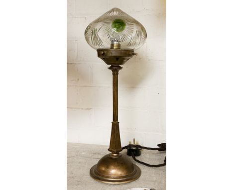 CUT GLASS TABLE LAMP