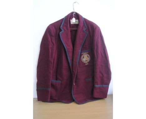 COLLECTABLES - A vintage Belfast Royal Academy Athletics blazer, dated 1964, with embroidered crest, with a Belfast Royal Aca
