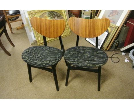 FURNITURE/ HOME - A pair of original 1950's mid century G Plan 'Butterfly' chairs, in need of some light restoration.