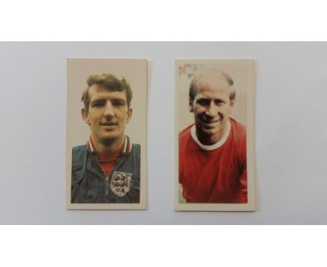 DAILY SKETCH, World Cup Souvenir Cards, nos. 25 Charlton &amp; 26 Stepney (both Manchester united), EX, 2
