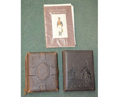 Three books, Cavalry Uniforms of the British Army by PH Smitherman, vintage late 19th Century early 20th Centaury Army and Na