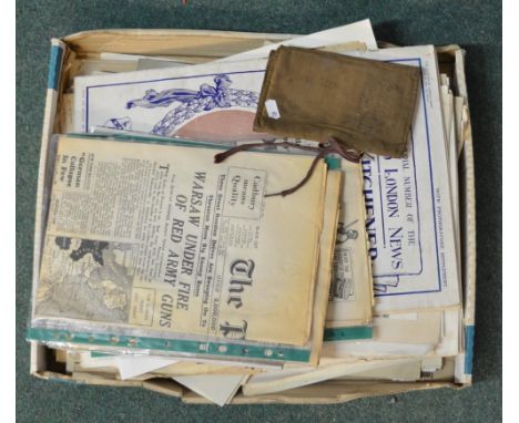 Large collection of contemporary newspaper and magazine cuttings and pages relating to British Army warfare, Empire pre 1945,