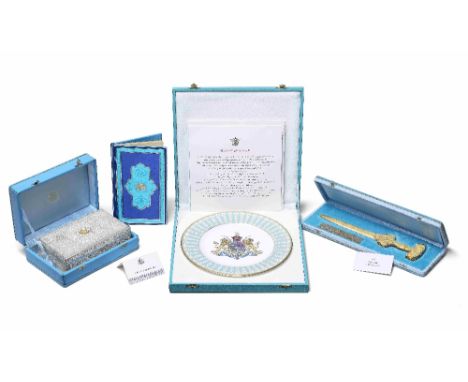 A collection of items relating to the 2,500 year celebration of the Persian Empire held by Mohammad Reza Shah Pahlavi  Persia