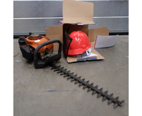 Stihl HS45 hedge trimmer 18" Bar and Forst-Schutzhelm forest safety helmet (2)