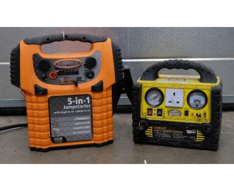 A Nikkai 5 in 1 jump starter and a streetwise compact 6 in 1 power station (2)