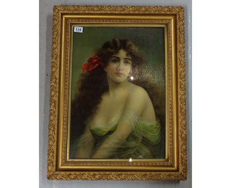 Victorian framed portrait print
