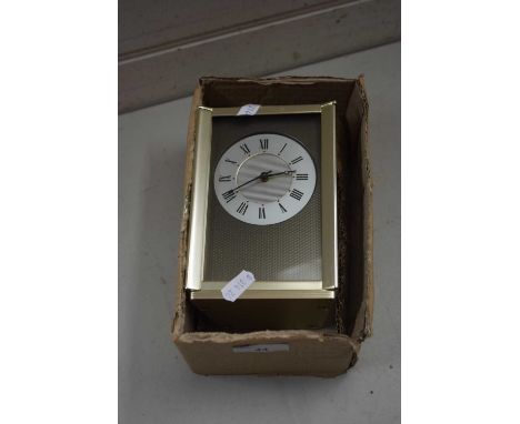 Retro mantel clock by Alcan