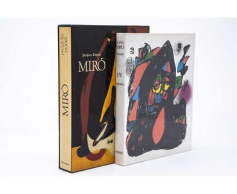 TWO BOOKS ON JOAN MIRÓ
Joan Miró Der Lithograph Volume IV 1969-1972, Forward by Nicolas &amp; Elena Calas, Maeght, Paris, Web