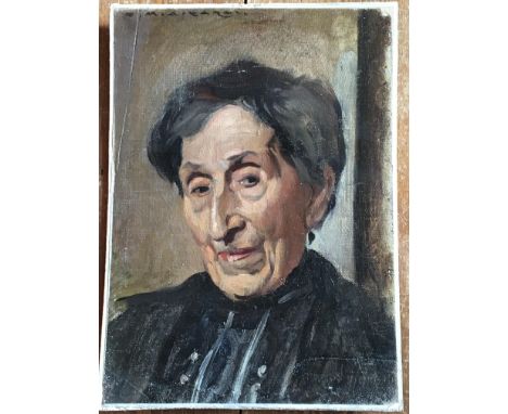 GIORGIO MATTEO AICARDI, oil on panel, portrait of a lady.