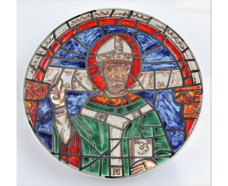 A Poole Thomas Becket Centenary charger