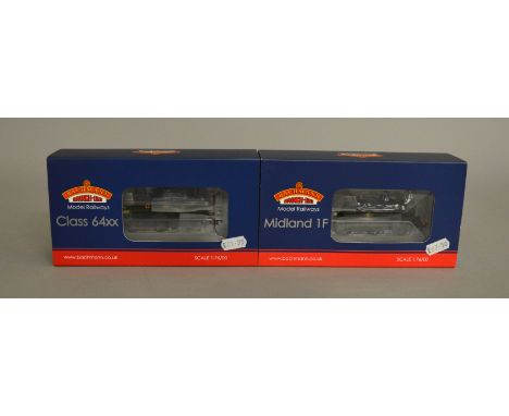 EX-SHOP STOCK: OO Gauge two boxed locomotives by Bachmann; 31-432 Midland 1F 31-635 Class 64xx (2). 