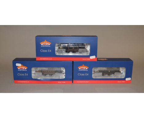 EX-SHOP STOCK: OO Gauge three boxed Bachmann 6 DCC; 35-075 Class E4 579 LB&amp;SCR Umber, 35-077 Class E4 32556 Br Black Earl