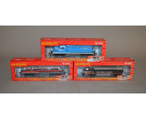 EX-SHOP STOCK: HO Gauge: 3 x Bachmann DCC with Sound Diesel Locomotives 65003, 64304, 65605, all boxed.