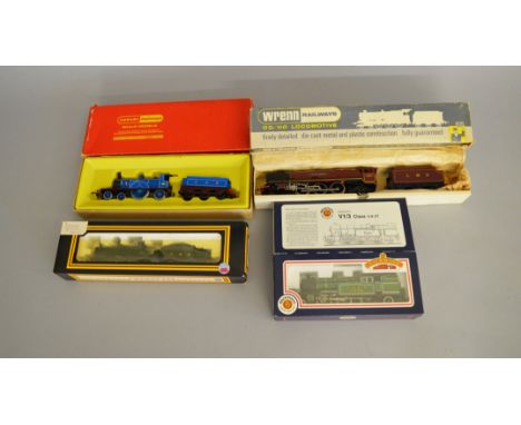 OO Gauge. Four boxed Steam Locomotives, includes Wrenn W2226 4-6-2 Duchess Class 'City of London 46245' LMS Maroon, a Bachman