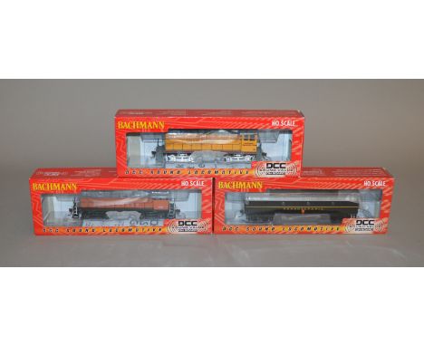 EX-SHOP STOCK: HO Gauge: Three Bachmann DCC with Sound Locomotives 63211, 63210, 64405, all boxed (3).