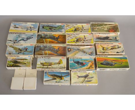 Eighteen aviation related model kits by FROG plus two Spin-A Props, this includes; Dornier 335 x2, Maryland 167, Tupolev SB-2