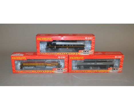 EX-SHOP STOCK: HO Gauge: 3 x Bachmann DCC with Sound Diesel Locomotives 63903, 64902, 64305, all boxed