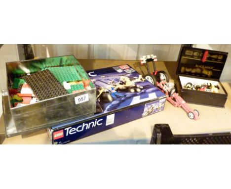 TECHNIC LEGO. Shelf of technic lego boxed set appears complete but not built 